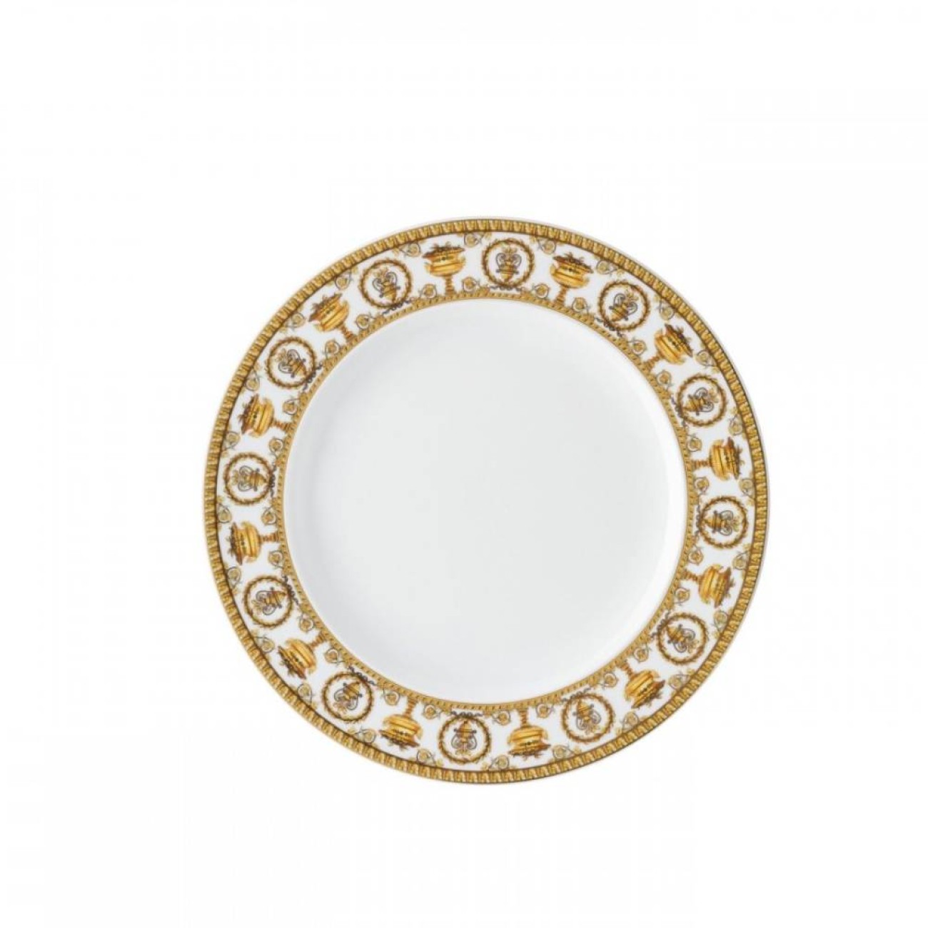 Rosenthal/ Versace Πιάτο φαγητού 27 εκ. σειρά I love Baroque Bianco 