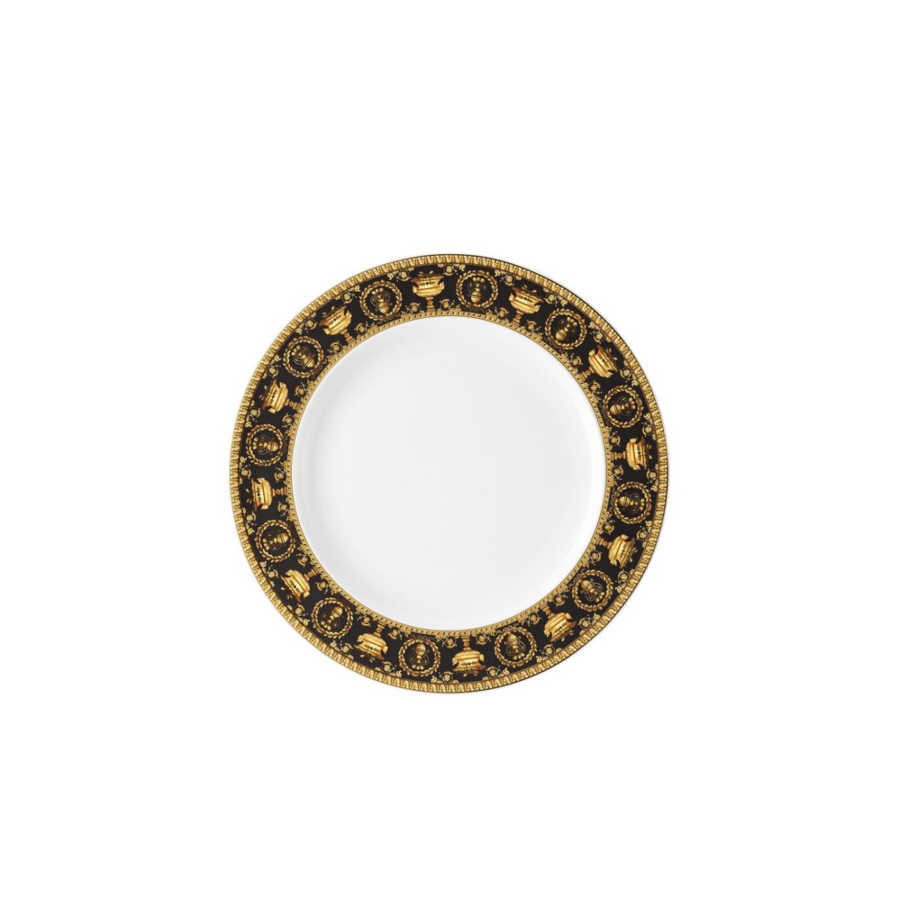 Rosenthal/Versace Πιάτο φαγητού 27 εκ. σειρά Baroque Nero I Love Baroque by Rosenthal/ Versace