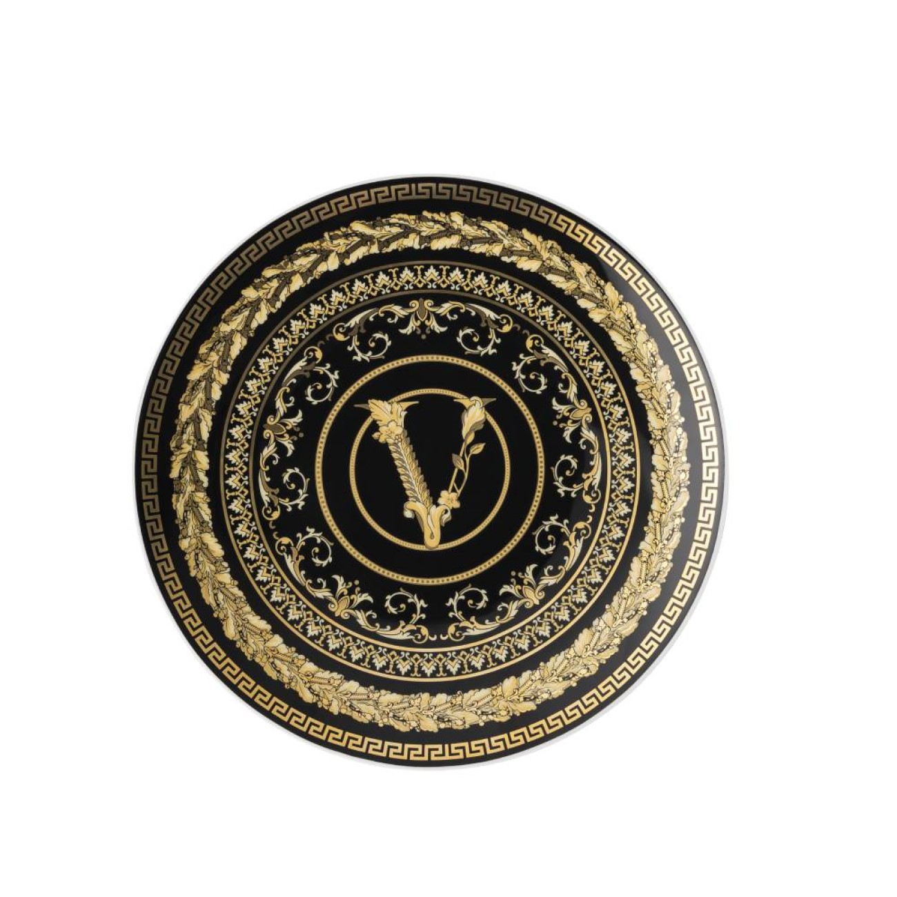 Rosenthal/Versace Πιάτο μαύρο 17εκ. σειρά Virtus Gala Virtus Gala by Rosenthal/ Versace