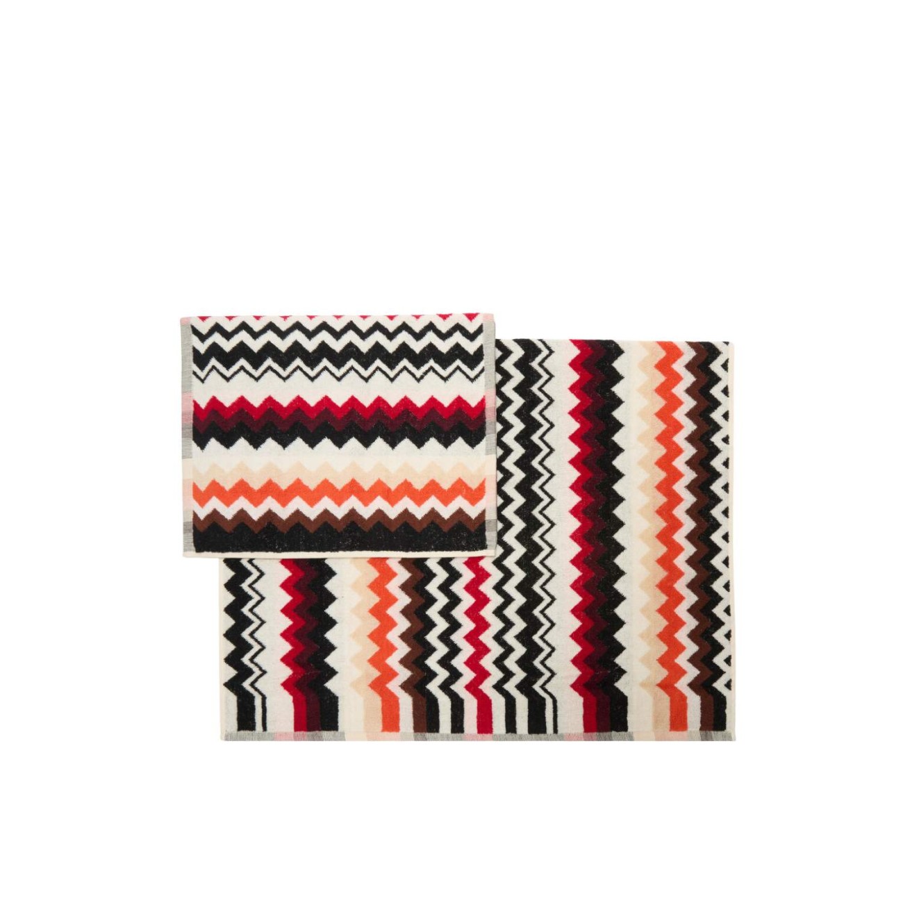 Missoni Σετ 2 τεμ. πετσέτες red multicolor σειρά Best Πετσέτες