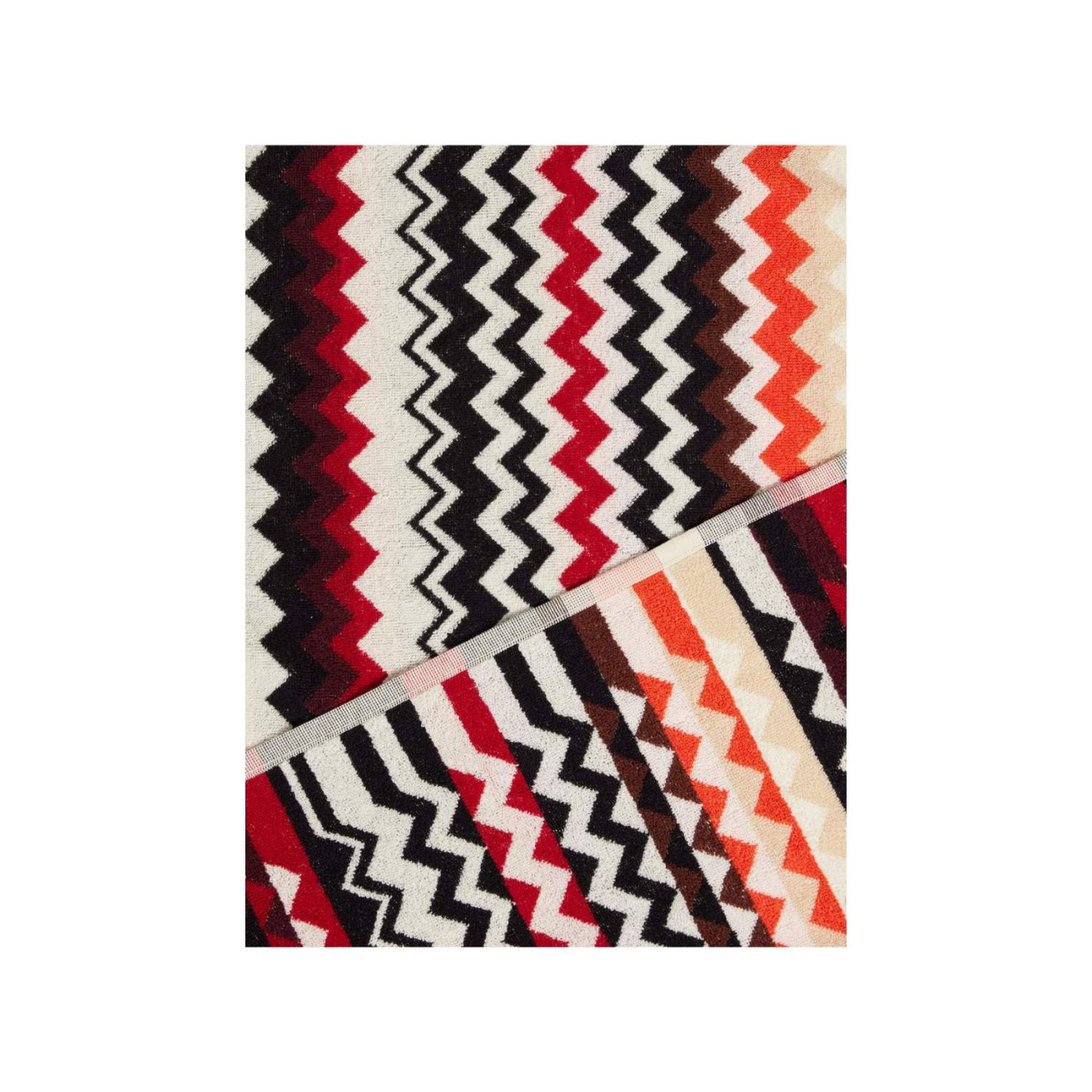 Missoni Σετ 2 τεμ. πετσέτες red multicolor σειρά Best Πετσέτες