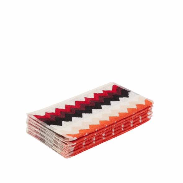 Missoni Σετ 6 τεμ. πετσέτες χεριών σε κουτί red multicolor σειρά Best