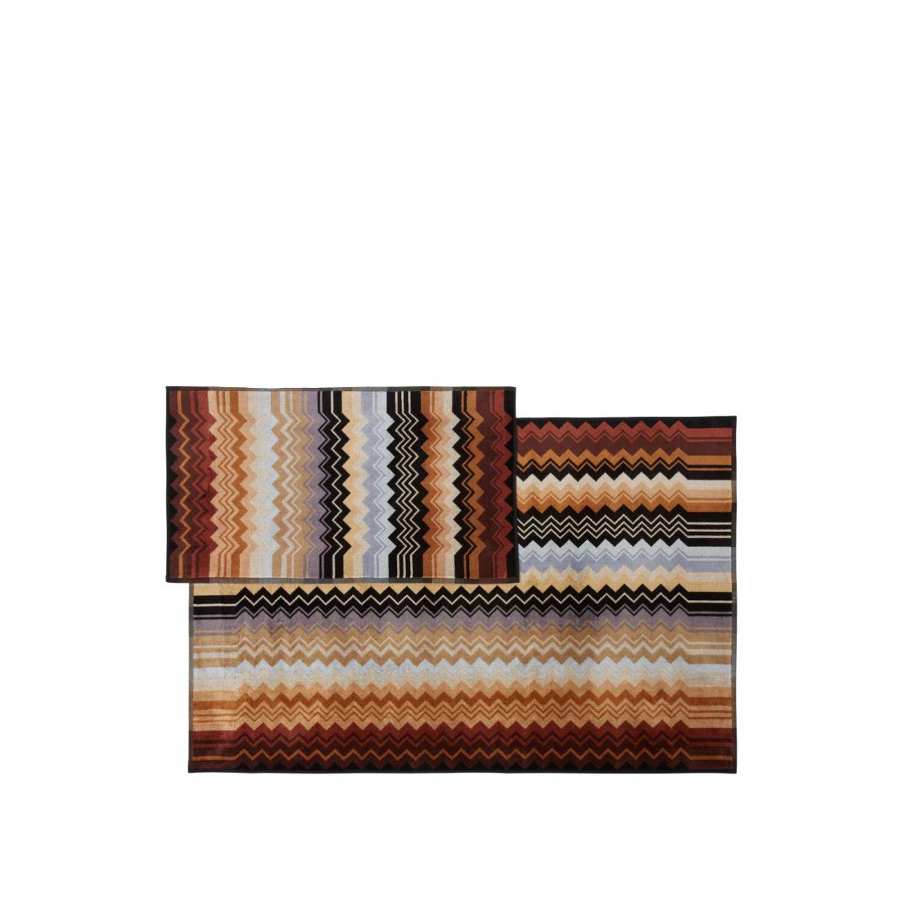 Missoni Σετ 2 τεμ. πετσέτες black multicolor σειρά Giacomo Πετσέτες