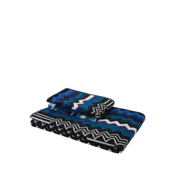 Missoni Σετ 2 τεμ. Πετσέτες blue multicolor σειρά Giacomo