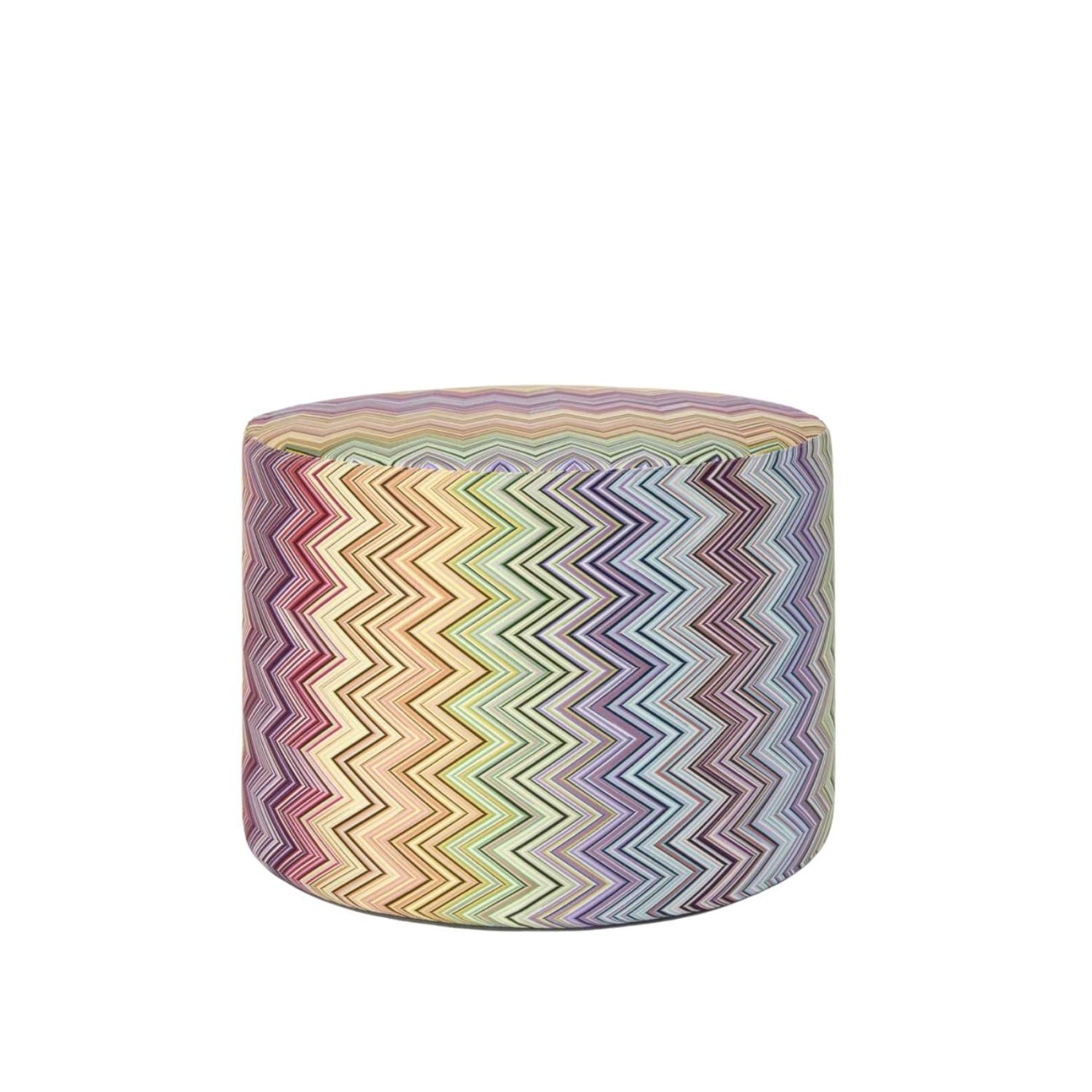 Missoni Πουφ 40x30εκ red multicolor σειρά Jarris Σκαμπό
