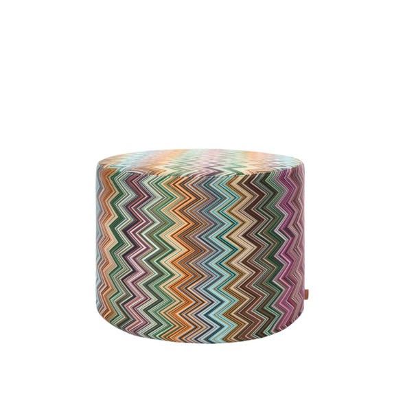 Missoni Πουφ 40x30εκ orange multicolor σειρά Jarris