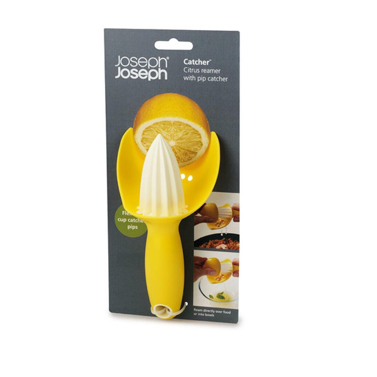 Joseph Joseph Λεμονοστίφτης κίτρινος 16,5cm Catcher Εργαλεία & Gadgets