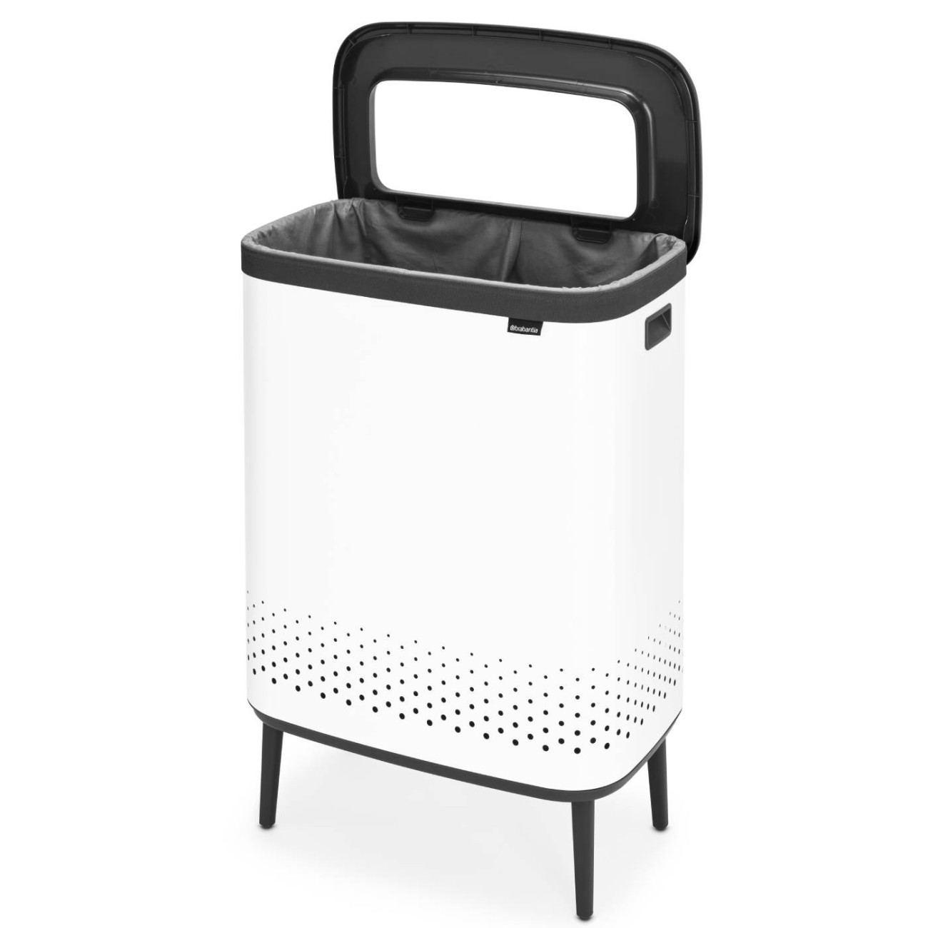 Brabantia Δοχείο για άπλυτα 2X45lt White σειρά BO Laundry bin HI Κάδοι απλύτων