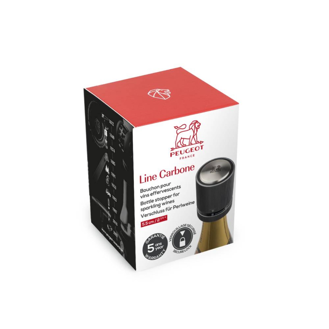 Peugeot Πώμα σαμπάνιας/prosecco σειρά Carbon
 Ποτό/ Bar