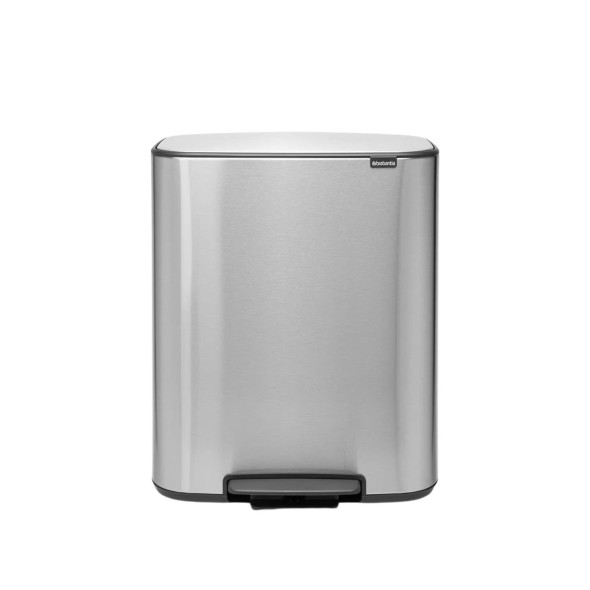 Brabantia Κάδος Απορριμμάτων 60 lt Matt Steel Fingerproof σειρά BO PEDAL Brabantia Κάδος Απορριμμάτων 60 lt Matt Steel Fingerproof σειρά BO PEDAL