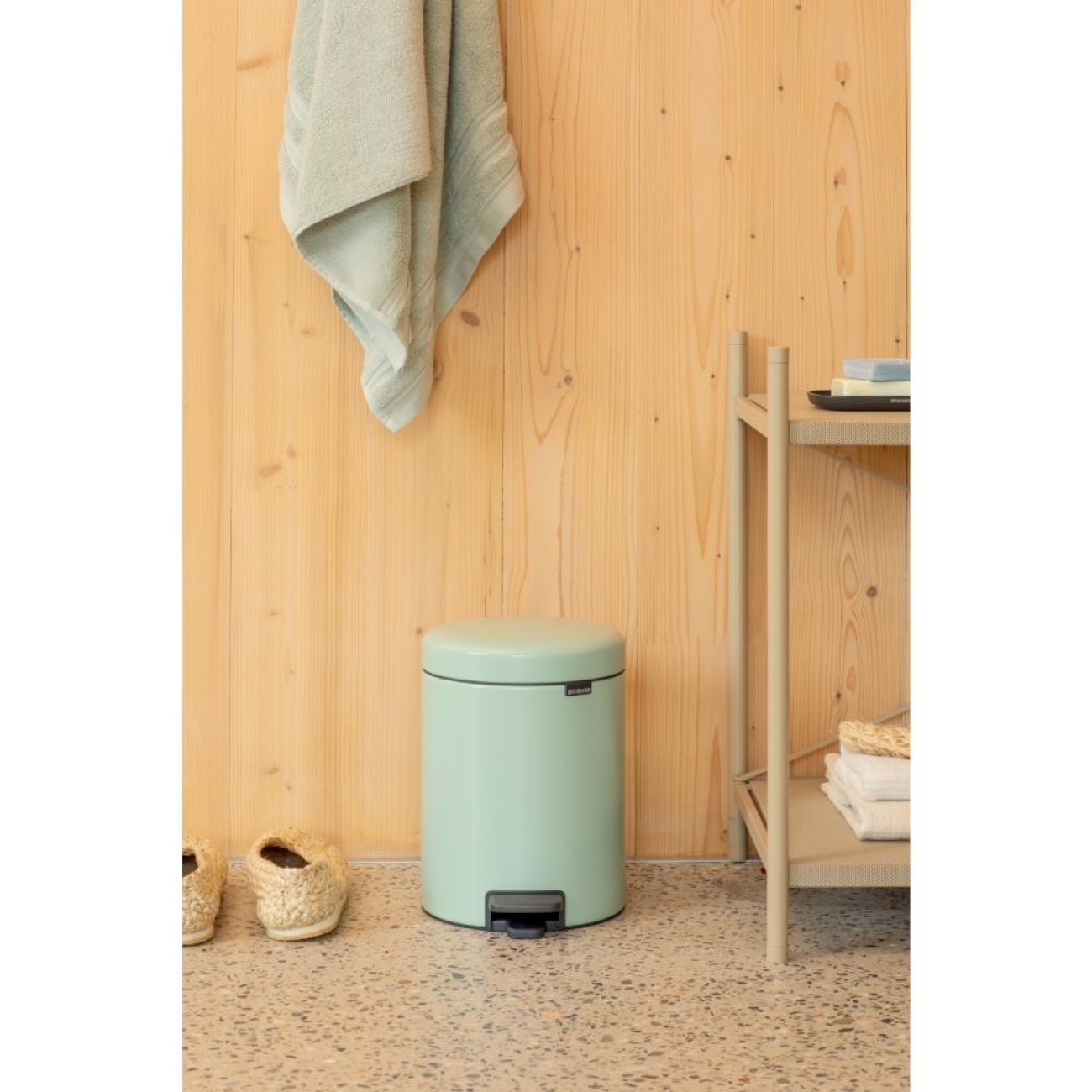 Brabantia Δοχείο απορριμμάτων 3 λτ. Jade Green σειρά New Icon Κάδοι Απορριμμάτων 