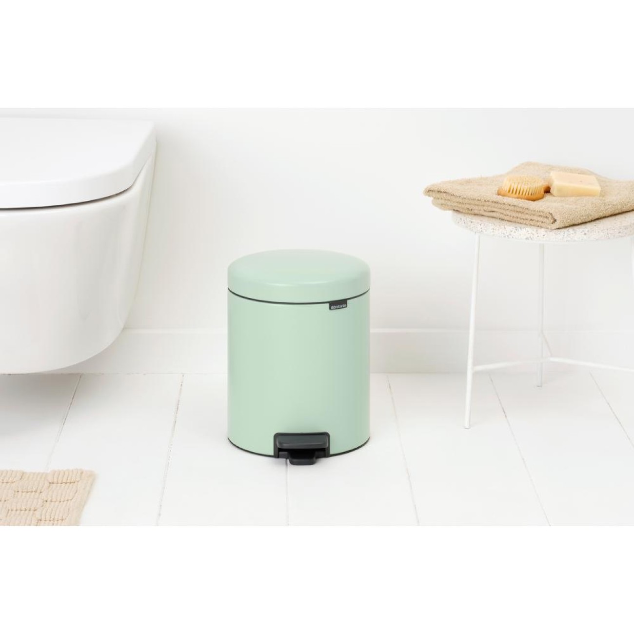 Brabantia Δοχείο απορριμμάτων 5 λτ. Jade Green σειρά New Icon Κάδοι Απορριμμάτων 