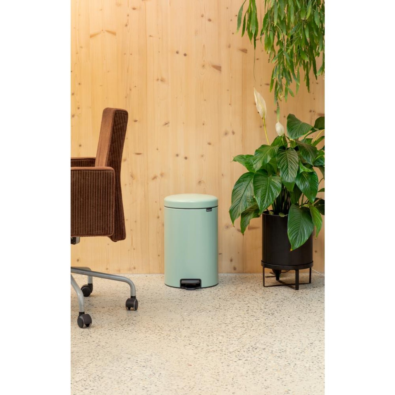 Brabantia Δοχείο απορριμμάτων 20 λτ. Jade Green σειρά New Icon Κάδοι Απορριμμάτων 