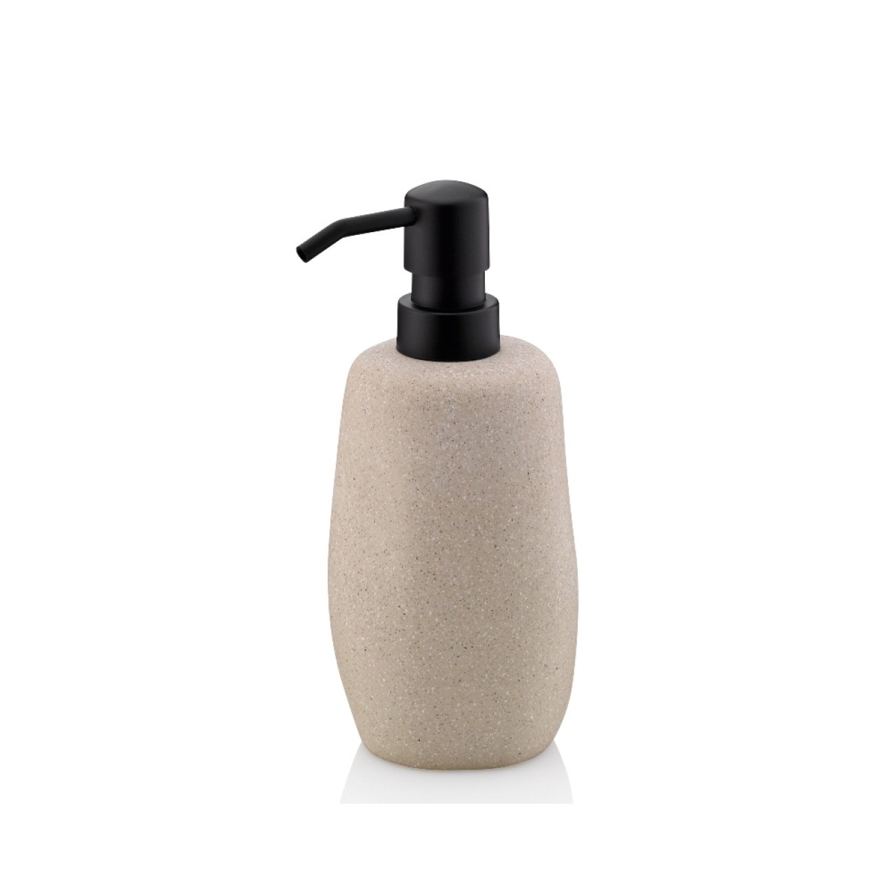 Kela Θήκη υγρού σαπουνιού Φ7,5x18cm/200ml μπεζ σειρά Roda
 Αξεσουάρ Μπάνιου