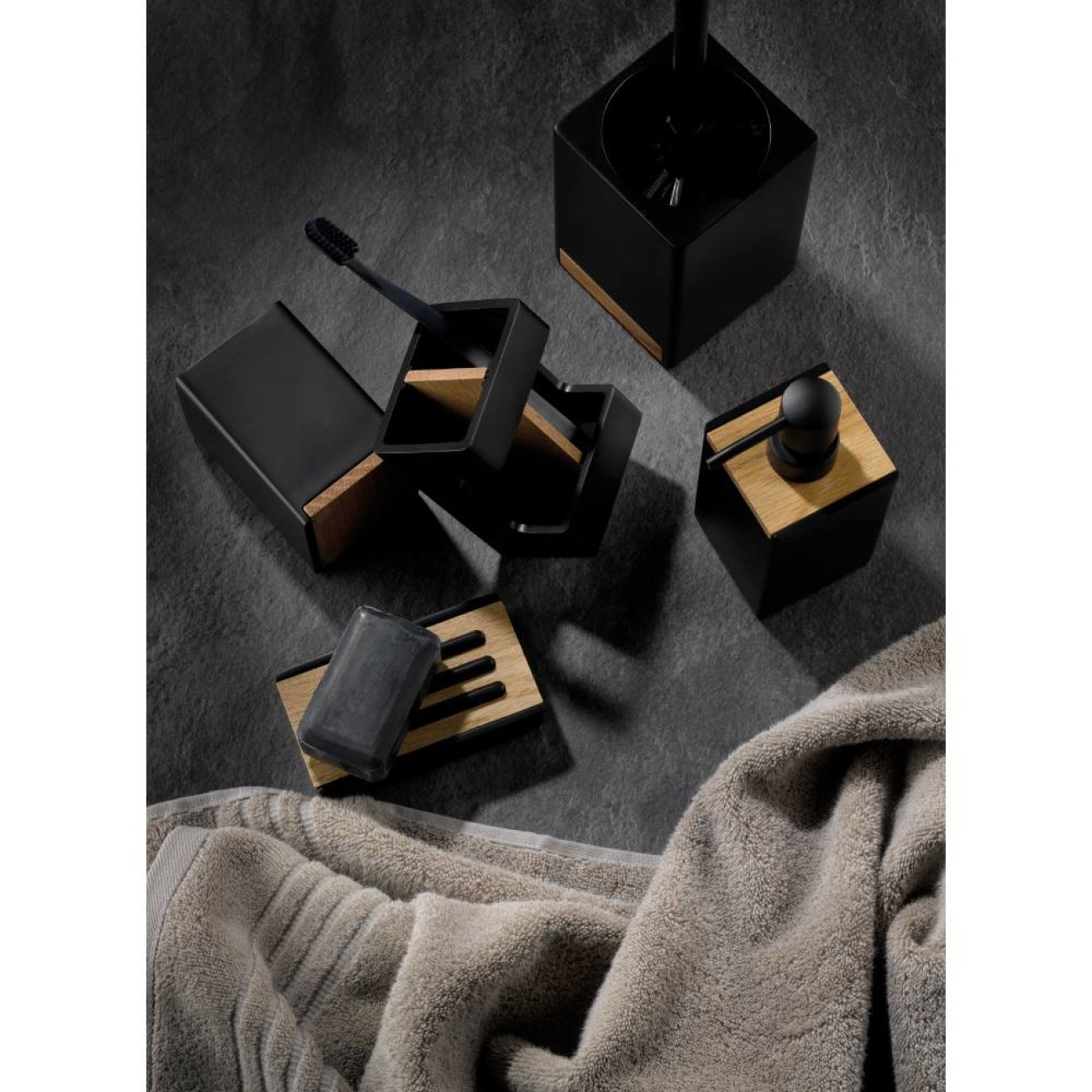 Kela Θήκη σαπουνιού 12x7x3cm σειρά Cube
 Αξεσουάρ Μπάνιου