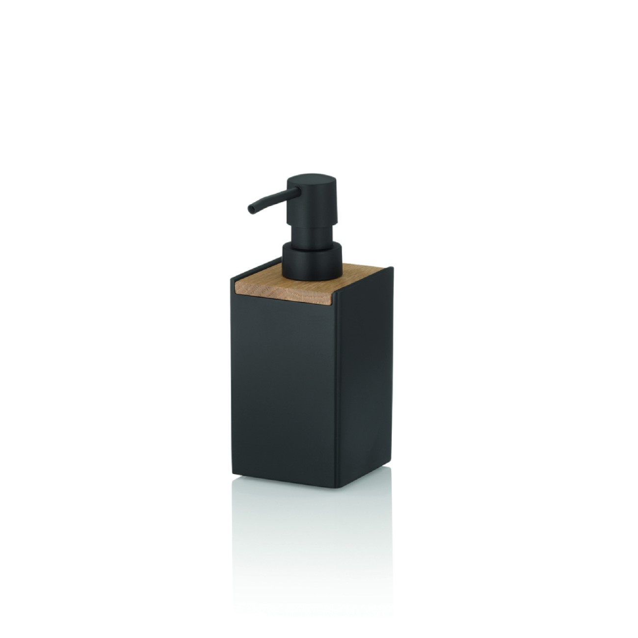 Kela Θήκη υγρού σαπουνιού 7x7x17cm/300ml σειρά Cube
 Αξεσουάρ Μπάνιου