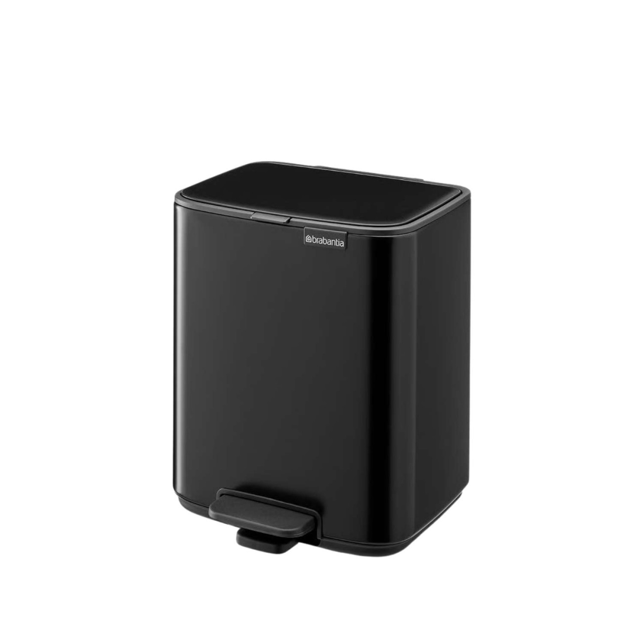 Brabantia Δοχείο Απορριμάτων 7lt Matt Black σειρά Bo Pedal Κάδοι Απορριμμάτων 