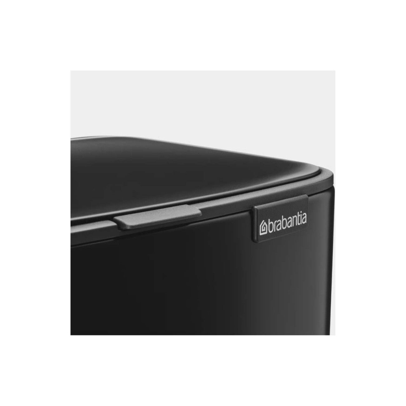 Brabantia Δοχειο Απορριμάτων 12Lt Matt Black σειρά Bo Κάδοι Κουζίνας