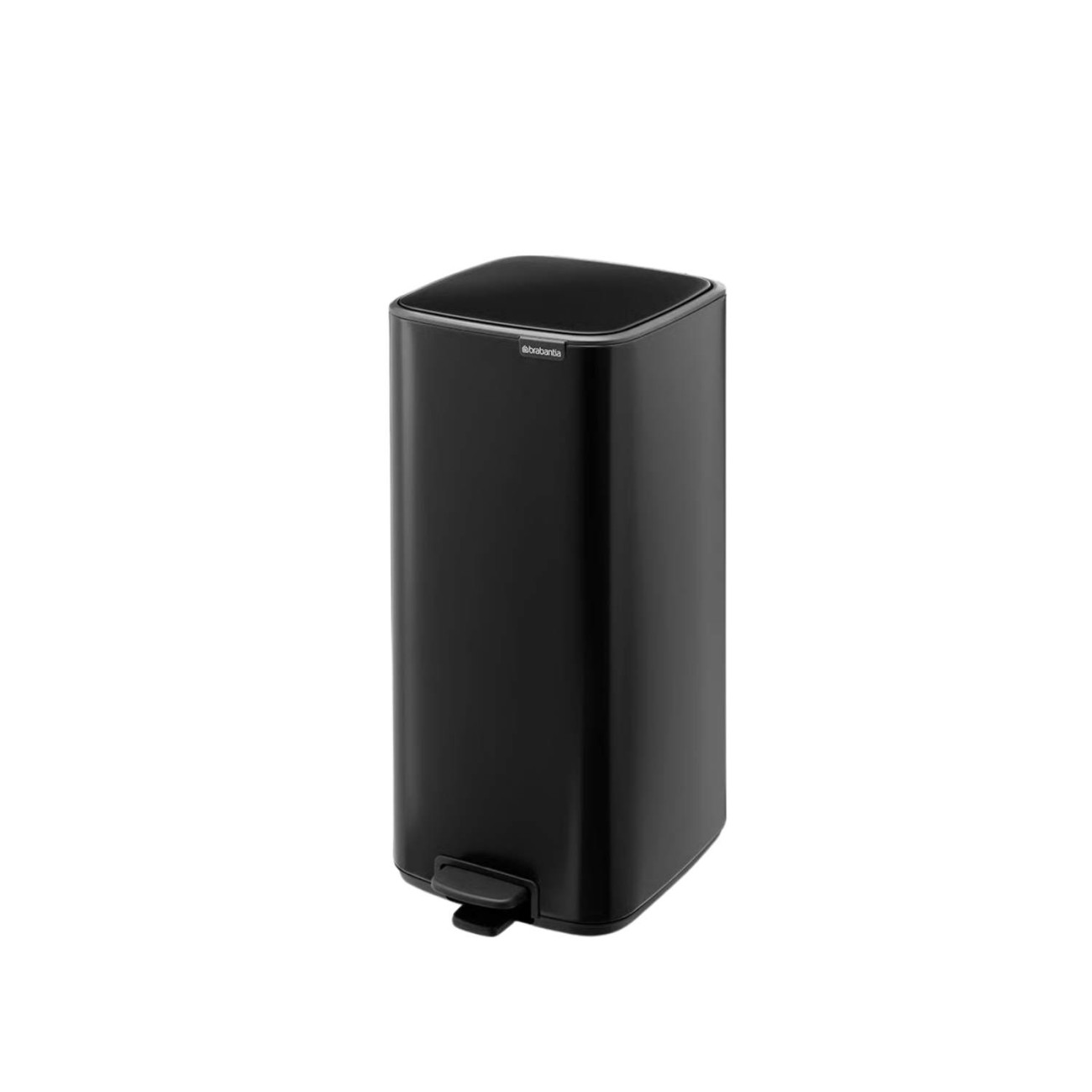 Brabantia Δοχειο Απορριμάτων 30Lt Matt Black σειρά Bo Κάδοι Κουζίνας
