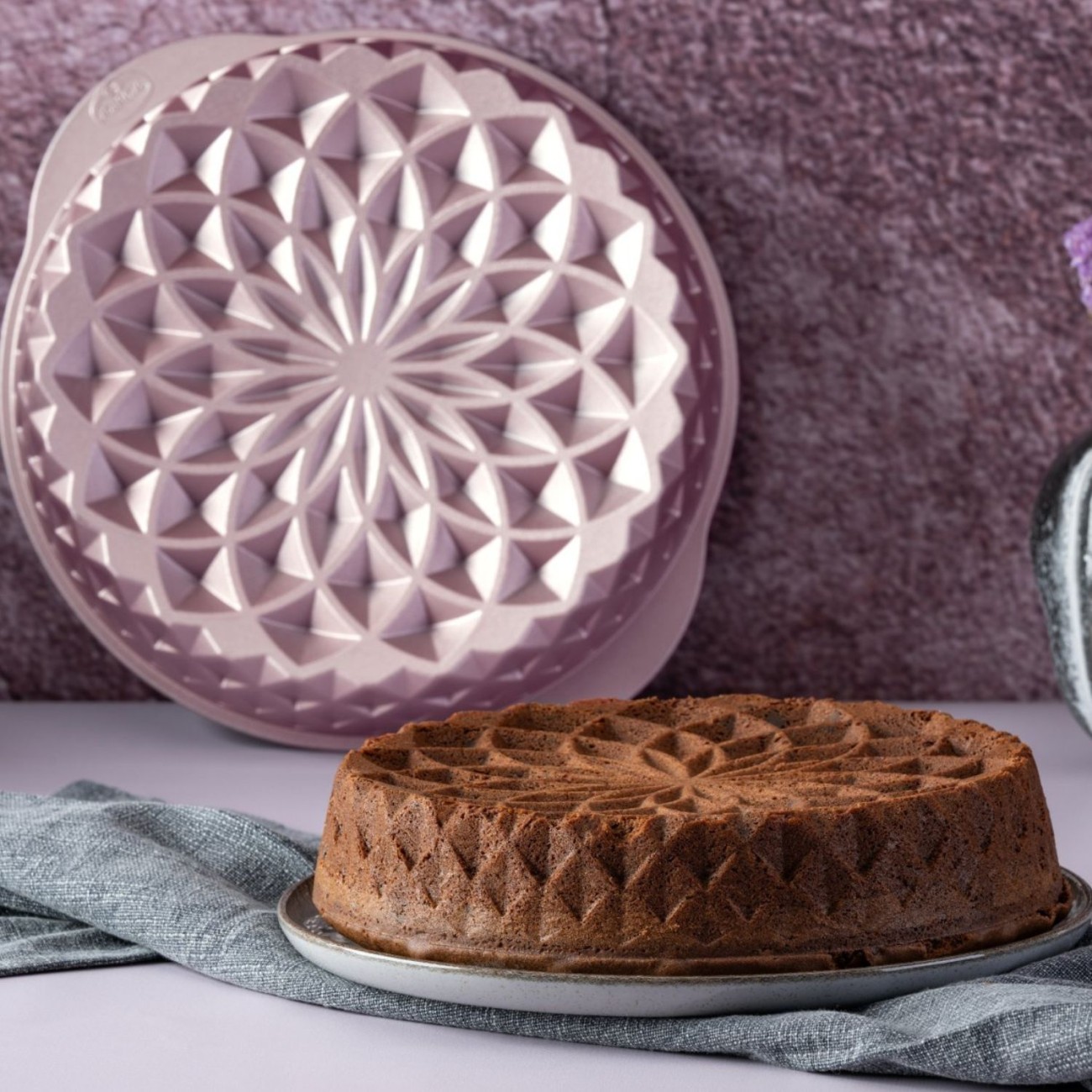 Dr Oetker Φόρμα κέικ Φ26 Χ 5,5 εκ./2 λτ Mandala rose gold σειρά Creative Φόρμες Κέικ