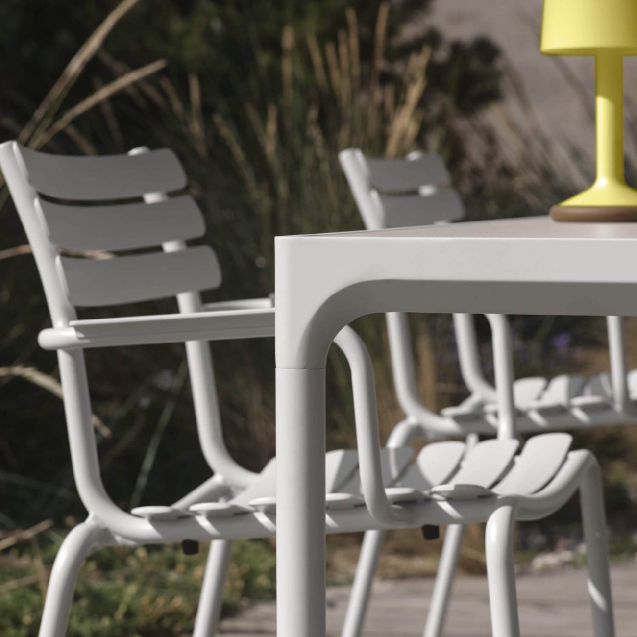 Houe Τραπέζι 160x90x74cm κεραμικό με ατσάλινο σκελετό σειρά FOUR Έπιπλα Κήπου