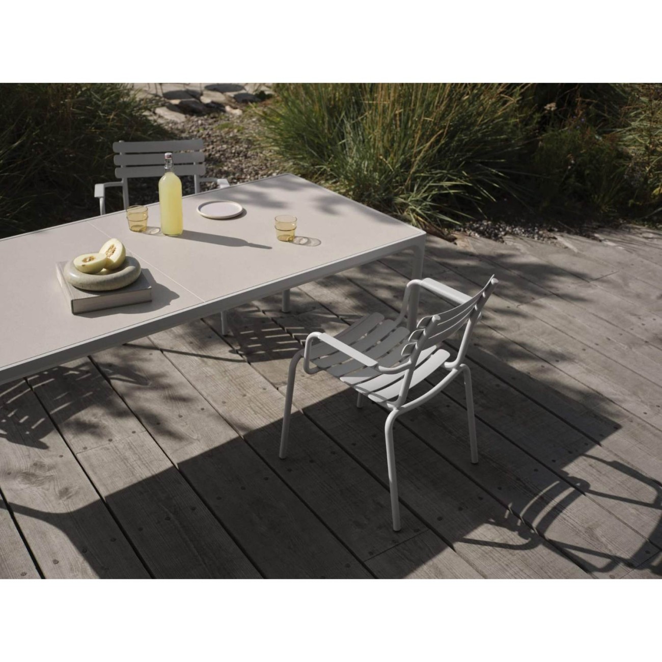 Houe Τραπέζι 160x90x74cm κεραμικό με ατσάλινο σκελετό σειρά FOUR Έπιπλα Κήπου