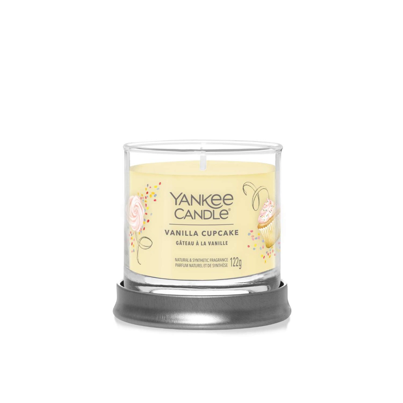 Yankee Candle Αρωματικό Κερί Signature σε Γυάλινο Δοχείο Small σειρά Vanilla Cupcake Αρωματικα Κεριά