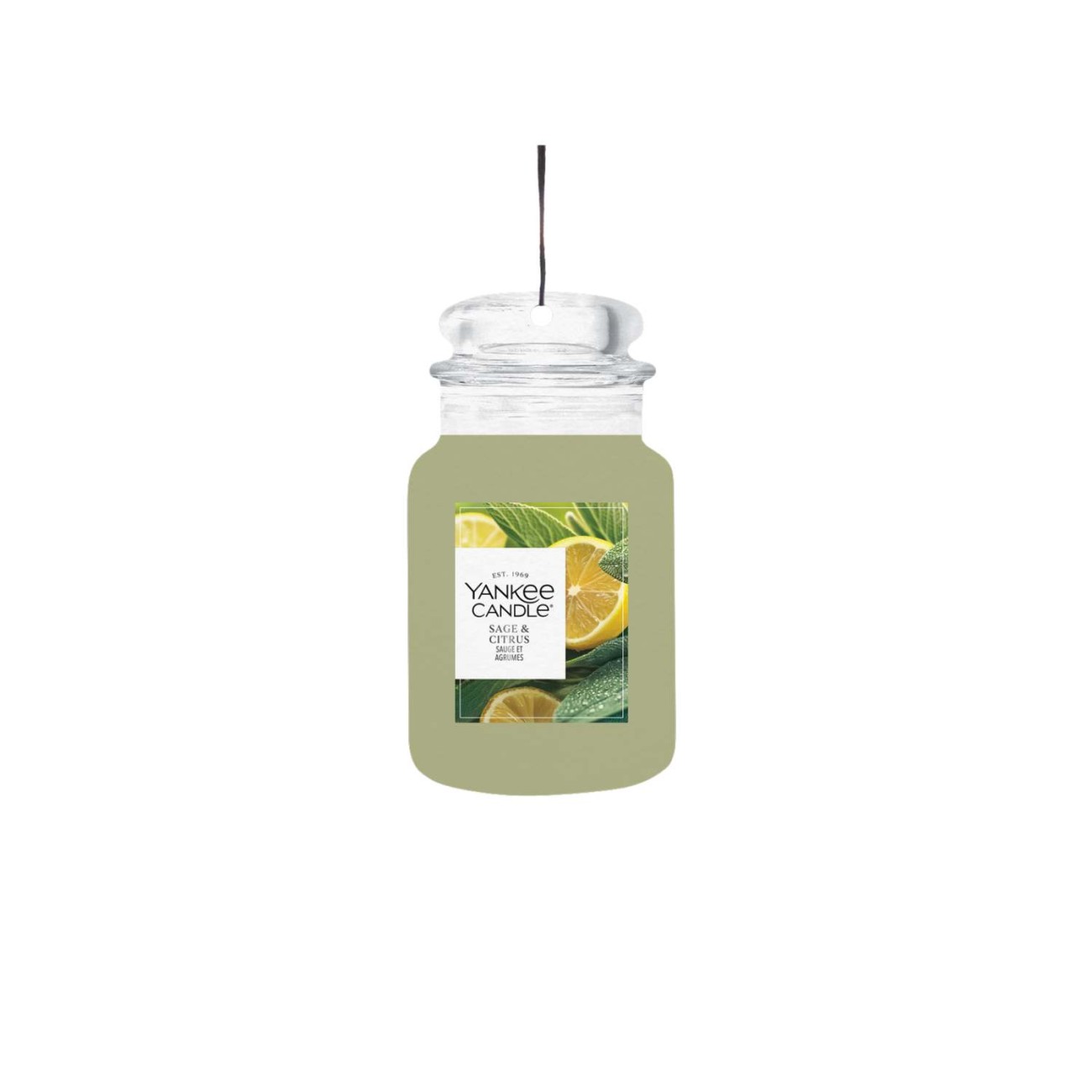 Yankee Candle Αρωματικό Καρτελάκι για το Αυτοκίνητο σειρά Sage & citrus Αρωματικά Αυτοκινήτου