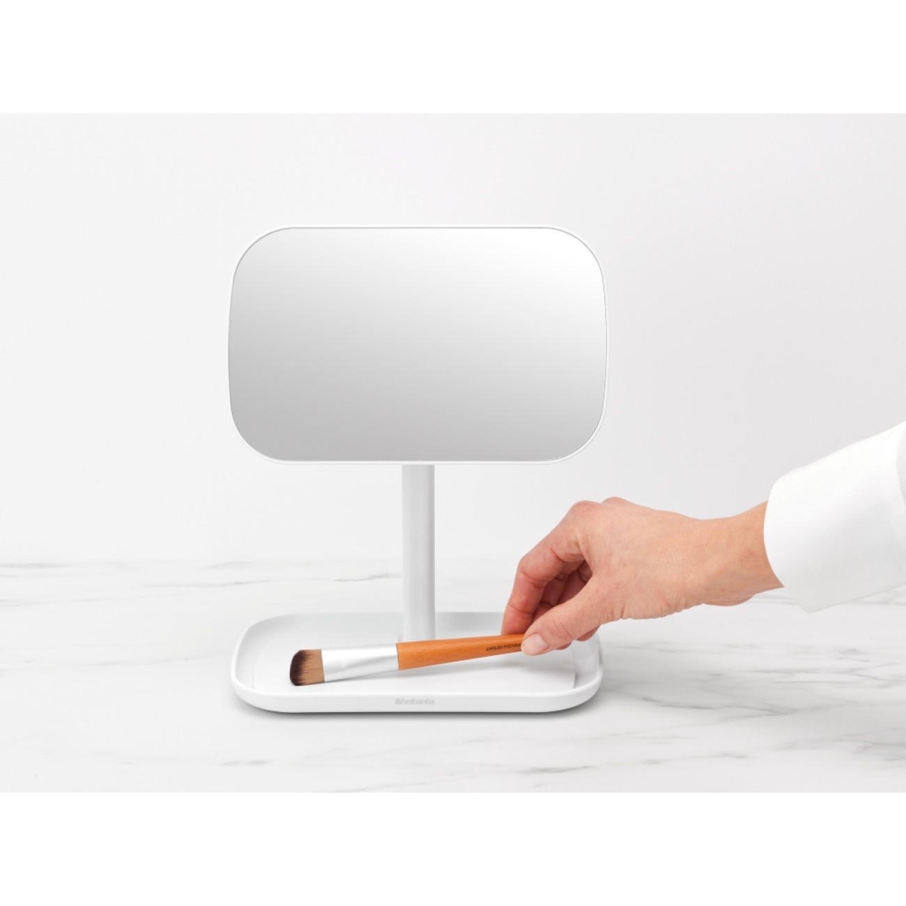 Brabantia Καθρεφτης Μπανιου White σειρά Renew Αξεσουάρ Μπάνιου