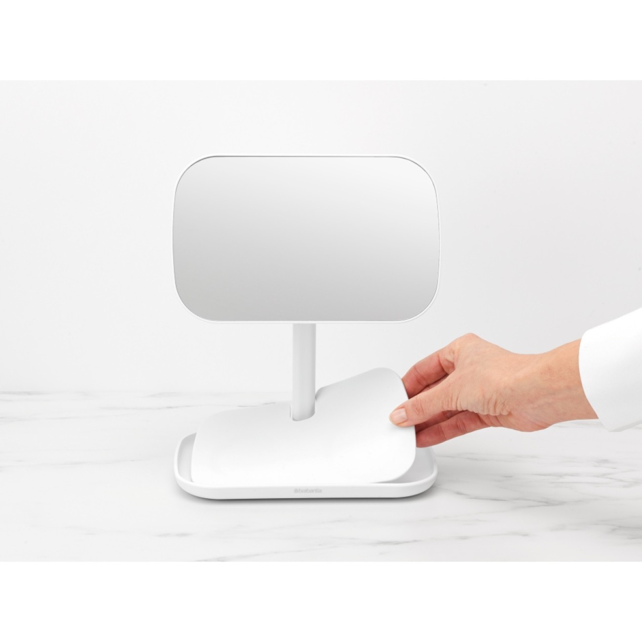 Brabantia Καθρεφτης Μπανιου White σειρά Renew Αξεσουάρ Μπάνιου