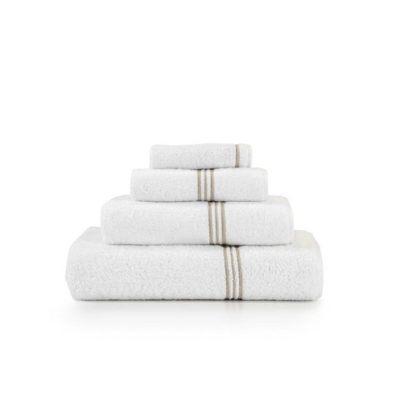 Frette Πετσέτες σετ 2 τεμ 40X60εκ. & 60Χ110εκ. χρώμα λευκό/savage beige 100% βαμβάκι, 550gsm σειρά Triplo Popeline
Frette Πετσέτες σετ 2 τεμ 40X60εκ. & 60Χ110εκ. χρώμα λευκό/savage beige 100% βαμβάκι, 550gsm σειρά Triplo Popeline