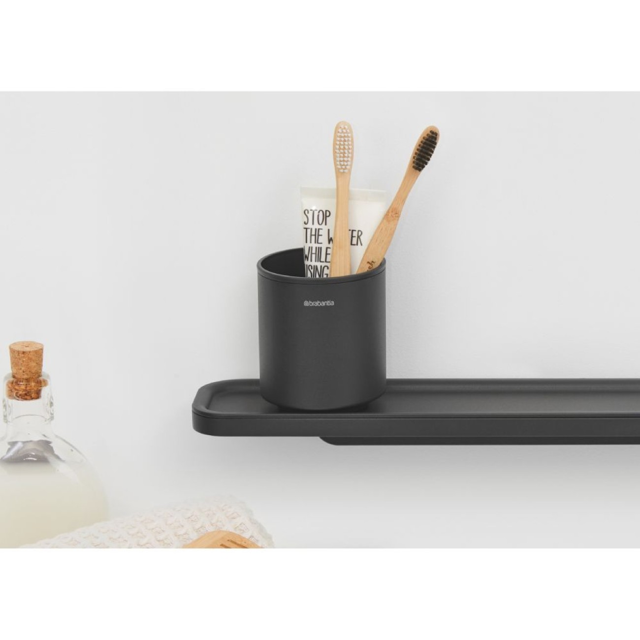 Brabantia Θήκη Οδοντόβουρτσας  Mineral Infinite Grey σειρά Mindset   
 Αξεσουάρ Μπάνιου