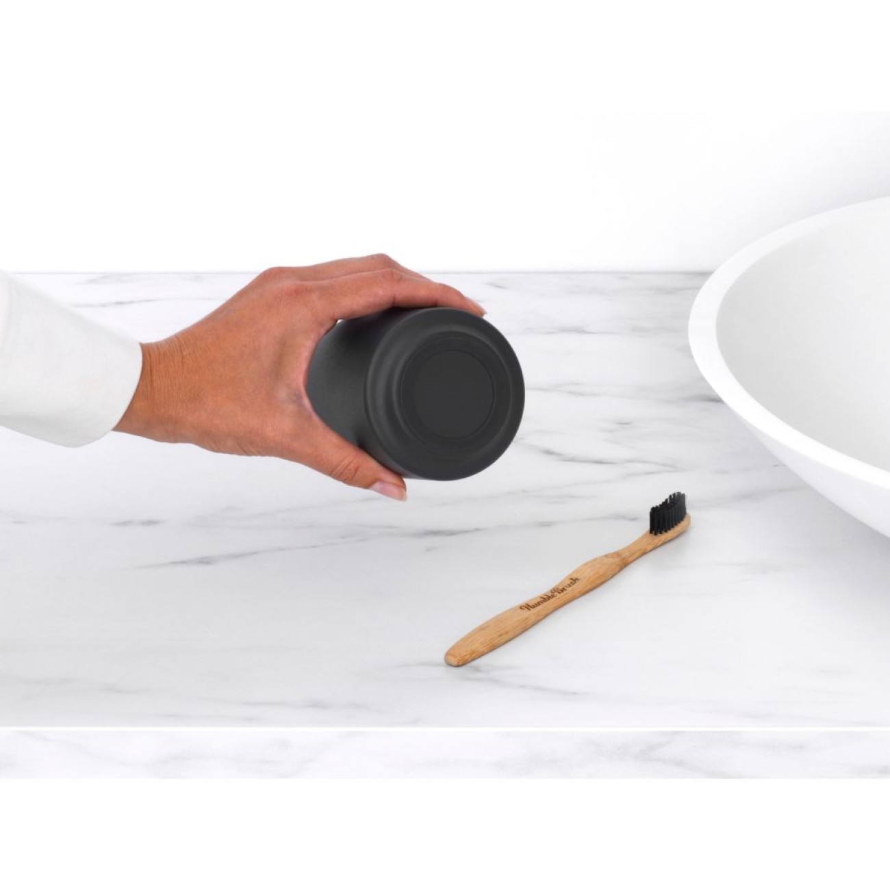 Brabantia Θήκη Οδοντόβουρτσας  Mineral Infinite Grey σειρά Mindset   
 Αξεσουάρ Μπάνιου