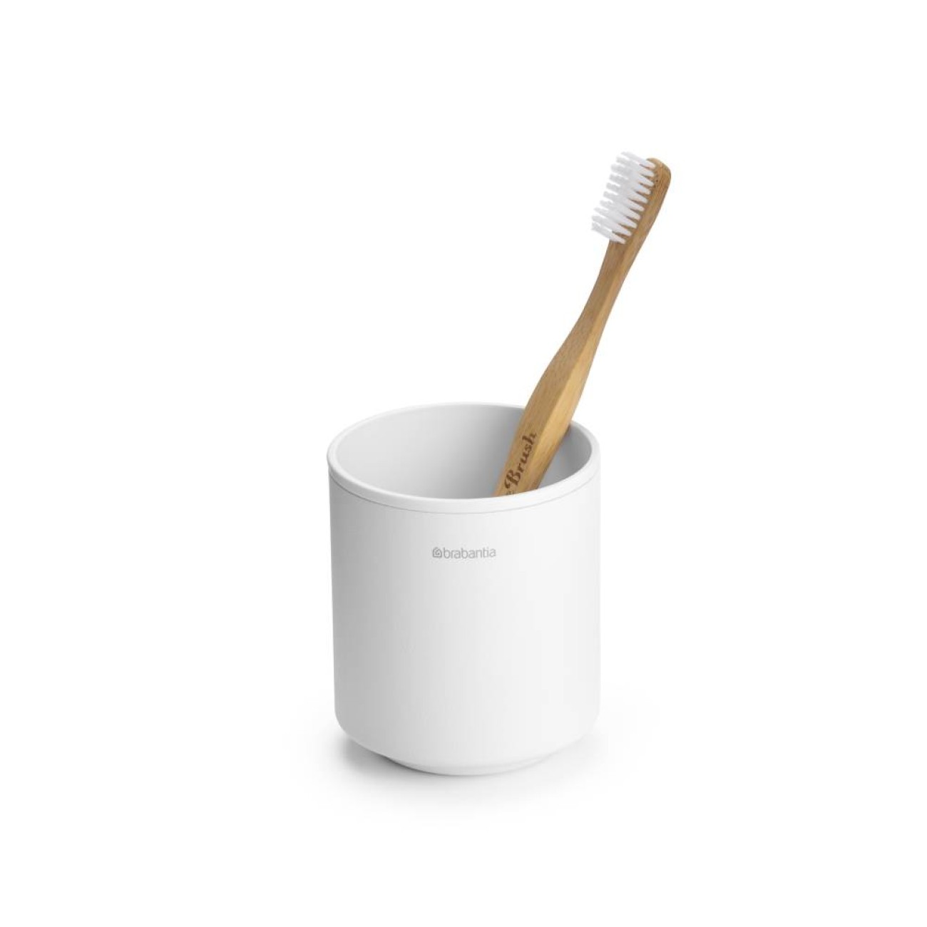 Brabantia Θήκη Οδοντόβουρτσας Dispenser Mineral Fresh White σειρά Mindset 
 Αξεσουάρ Μπάνιου