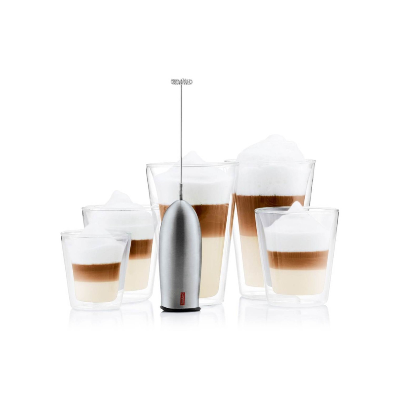 Bodum Χτυπητήρι φραπέ/αφρόγαλα Chrome σειρά Schiuma Καφές/Τσάι