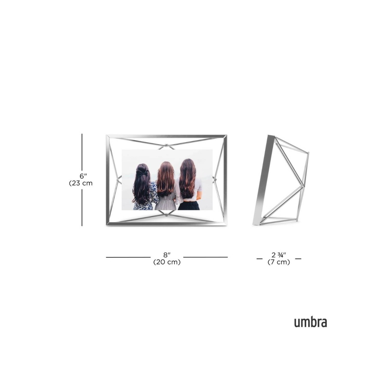 Umbra Φωτογραφοθήκη 10x15cm χρώμιο σειρά Prisma Φωτογραφοθήκες (κορνίζες)