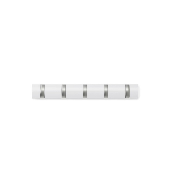 Umbra Κρεμάστρα τοίχου 51cm 5 θέσεων λευκό σειρά Flip Umbra Κρεμάστρα τοίχου 51cm 5 θέσεων λευκό σειρά Flip
