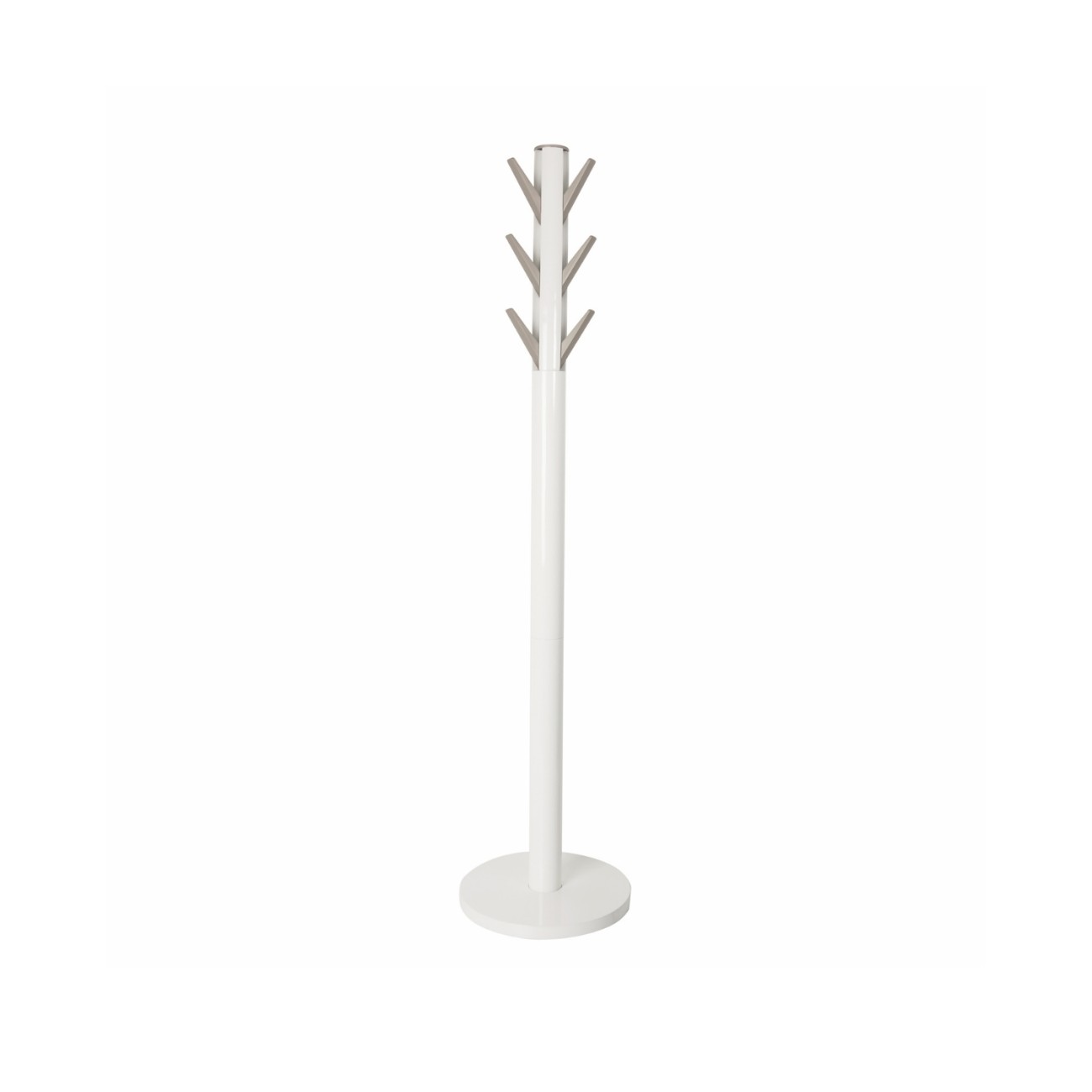 Umbra Καλόγερος 168cm λευκό/νίκελ σειρά Flapper Καλόγεροι