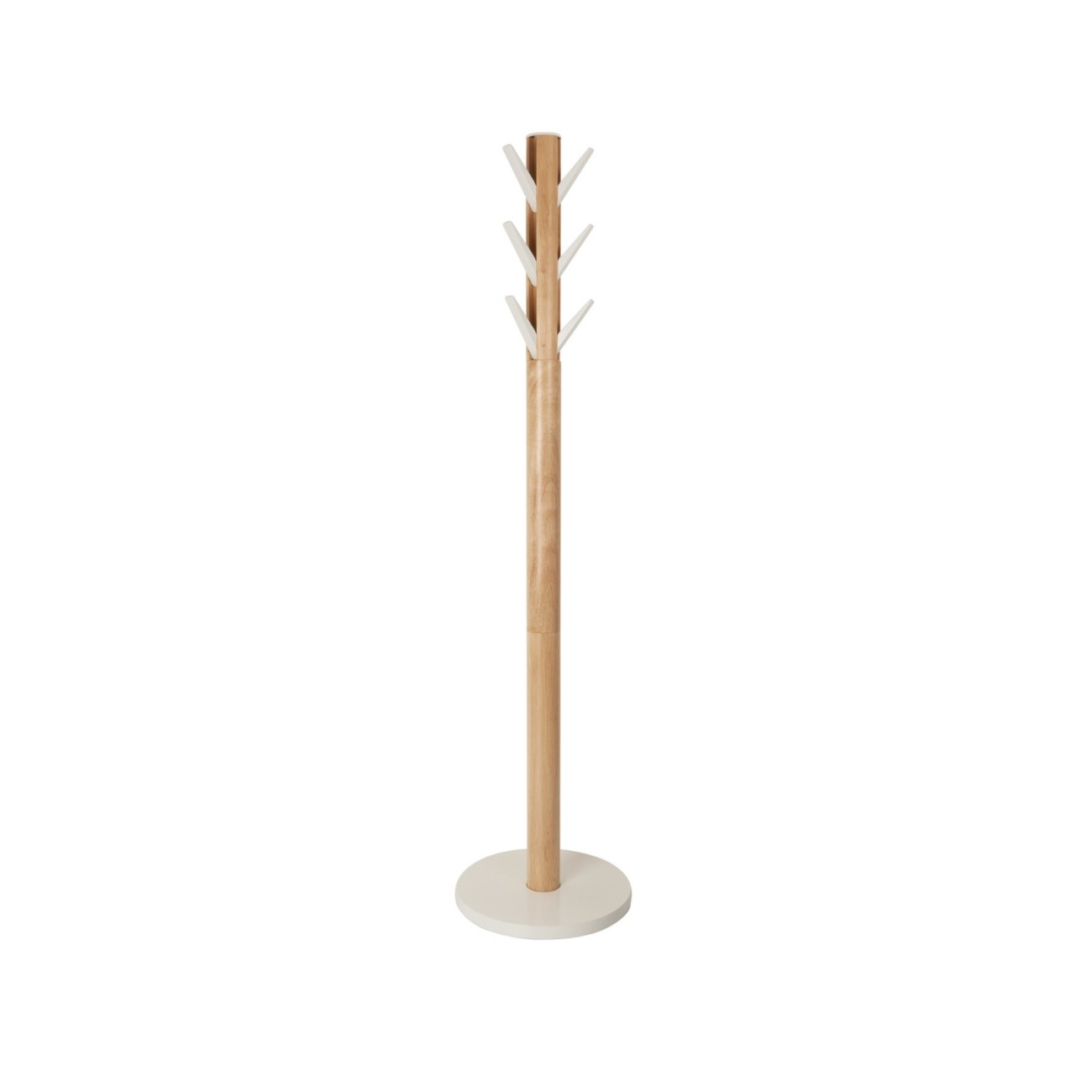 Umbra Καλόγερος 168cm λευκό/φυσικό ξύλο σειρά Flapper Καλόγεροι