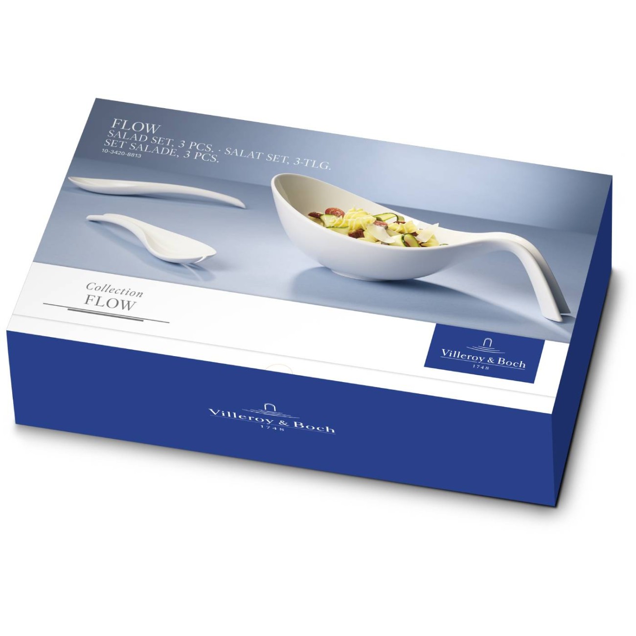 Villeroy & Boch Σαλατιέρα με Σετ Σαλάτας σειρά Flow Flow by Villeroy & Boch