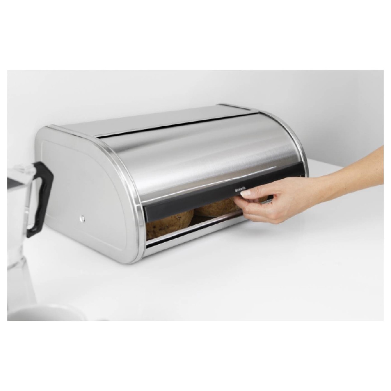 Brabantia Ψωμιέρα 17,3Χ44,5Χ26,2 cm roll top Matt Steel Ψωμιέρες