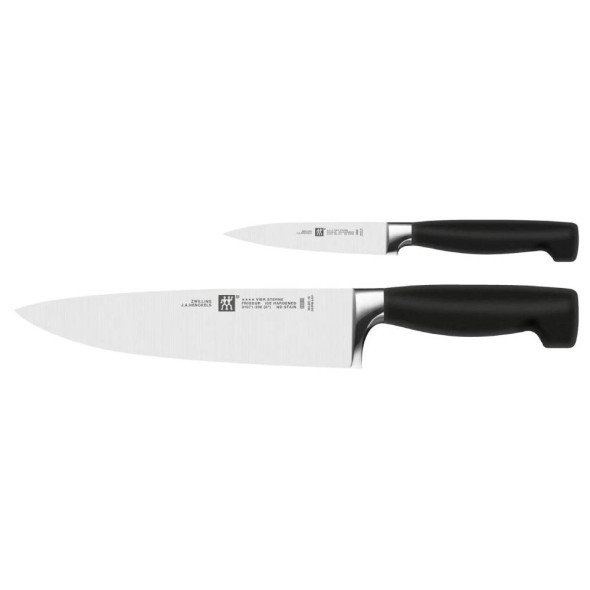 Zwilling J.A Henckels Σετ 2 τεμ. μαχαίρια (μαχαίρι chef 20 εκ. & μαχαίρι ξεφλουδίσματος 10 εκ.) σειρά  ****Vier Sterne