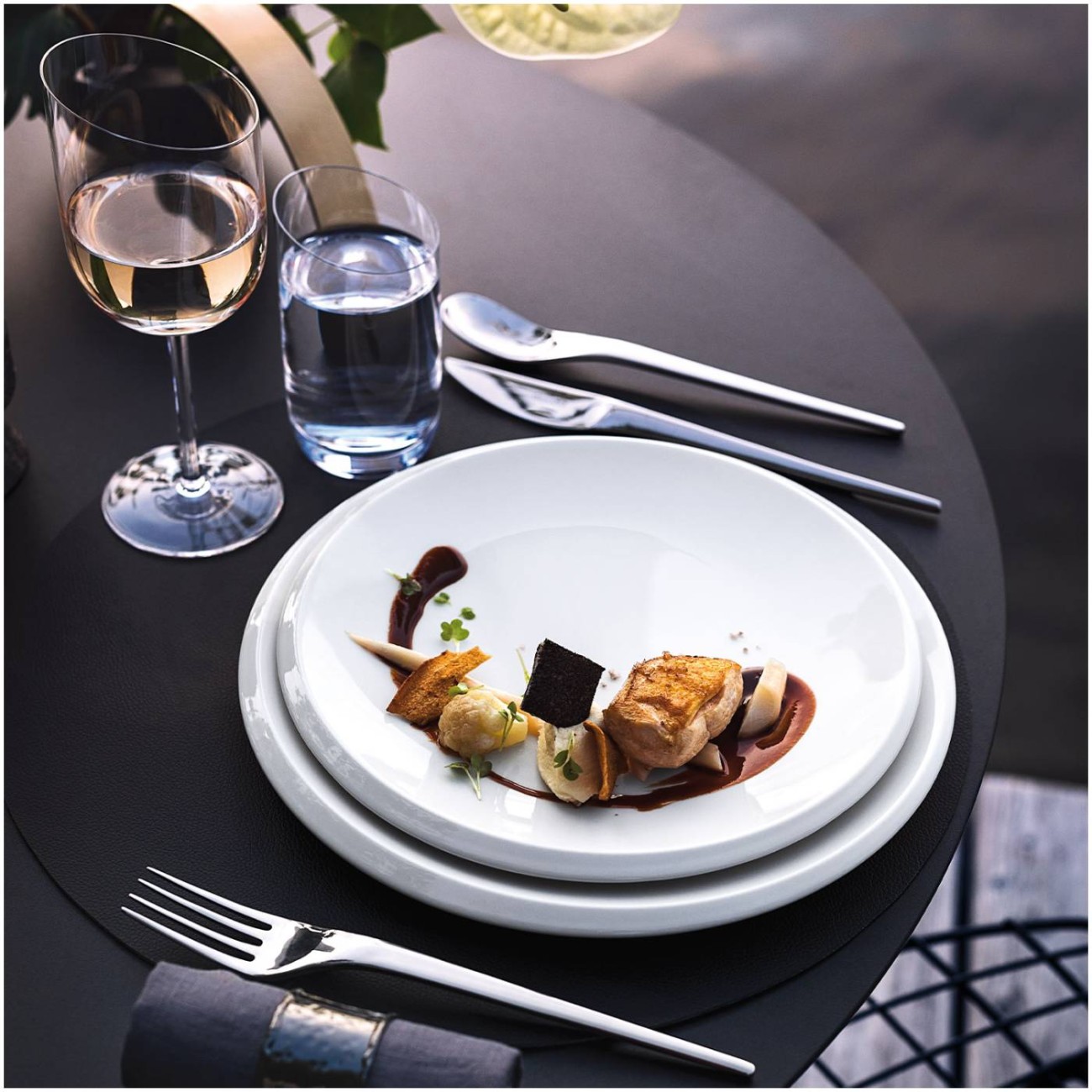 Villeroy & Boch Σετ 4 τεμ. ποτήρι λευκού κρασιού 0,30 λτ. σειρά NewMoon by Villeroy & Boch