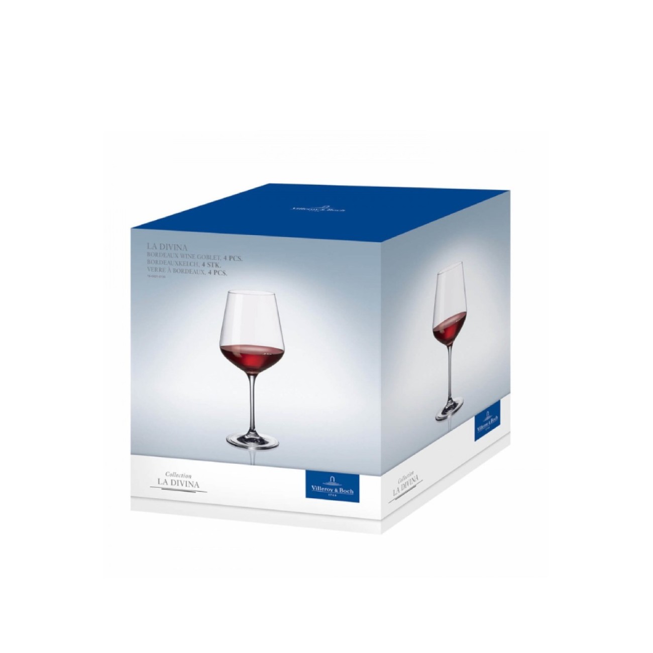 Villeroy & Boch Σετ 4 τεμ. ποτήρι νερού/bordeaux 0,65 λτ. σειρά La Divina La Divina by Villeroy & Boch