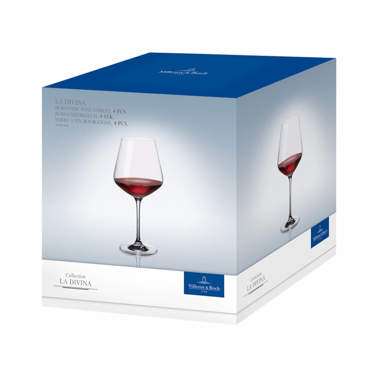 Villeroy & Boch Σετ 4 τεμ. ποτήρι burgundy 0,68 λτ. σειρά La Divina La Divina by Villeroy & Boch