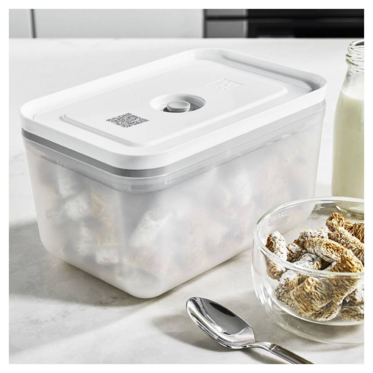Zwilling Δοχείο τροφίμων Vacuum L παραλληλόγραμμο 2,3/2,0 λτ. 21Χ14Χ12 εκ. σειρά Fresh & Save Δοχεία Τροφίμων