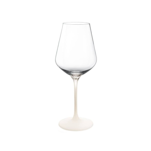 Villeroy & Boch Σετ 4 τεμ. ποτήρι κόκκινου κρασιού 0,47 λτ., λευκό πόδι σειρά Manufacture Rock Blanc
