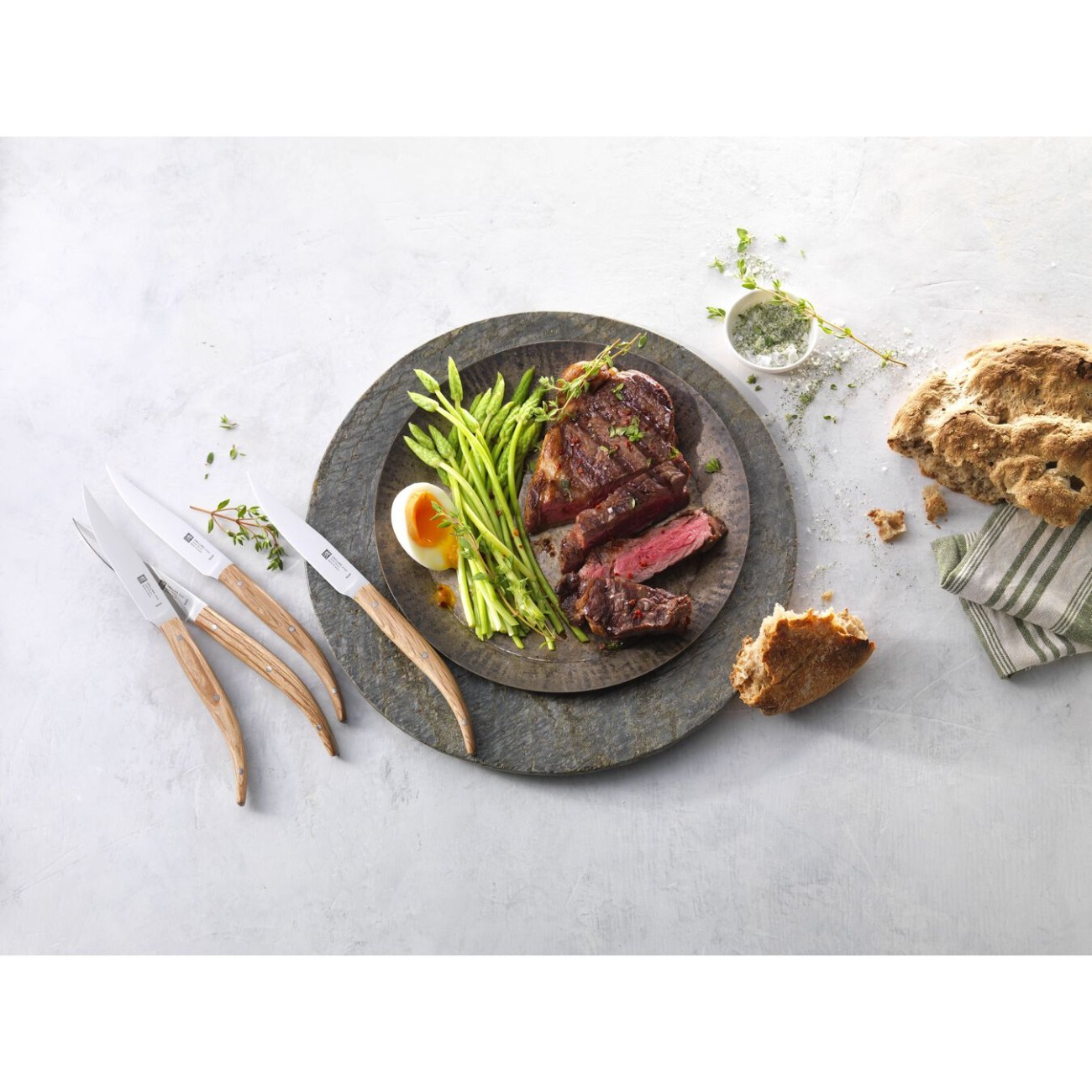Zwilling Μαχαίρι steak σετ 4 τεμ. σειρά Holm Oak Μαχαίρια Κουζίνας & Βάσεις κοπής