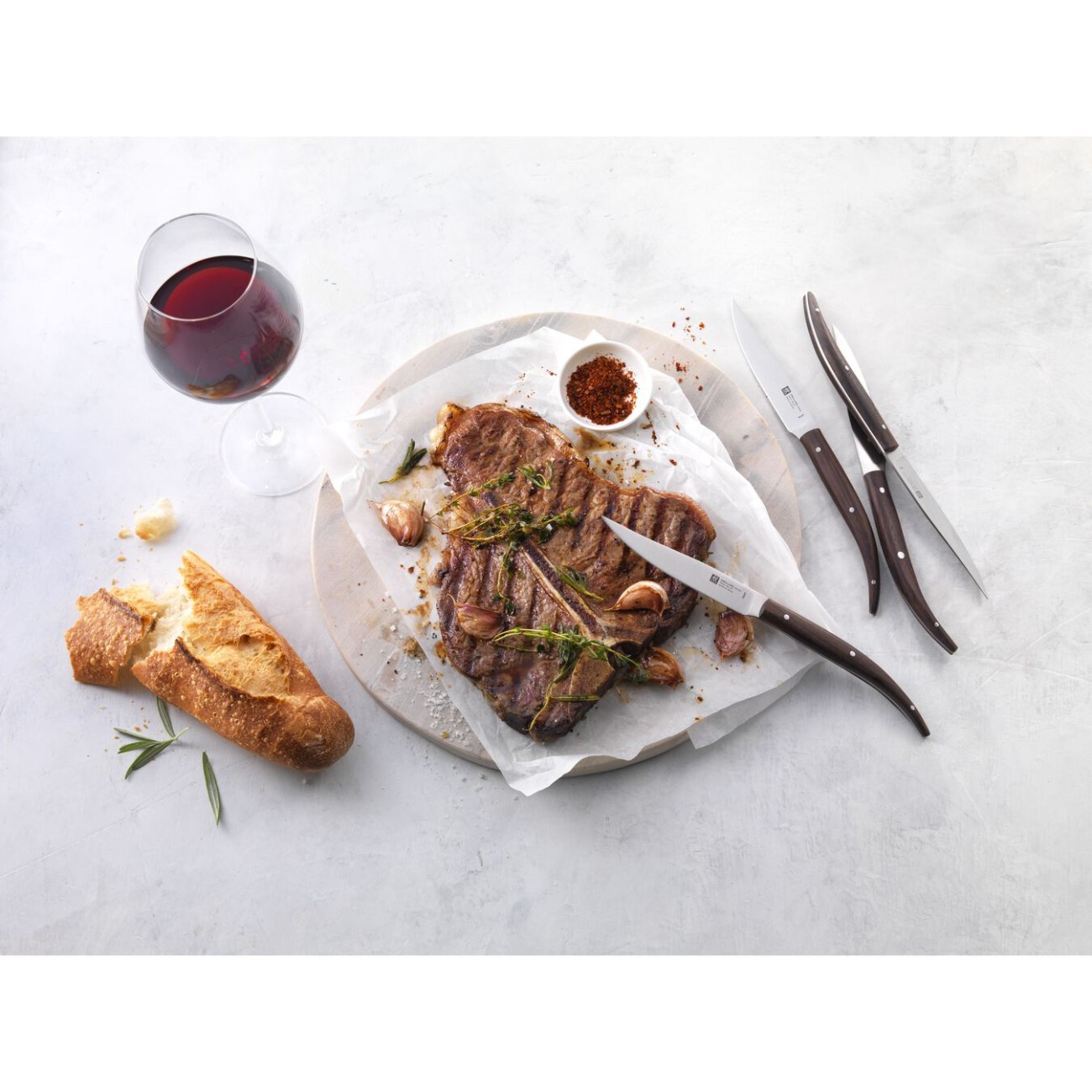 Zwilling Μαχαίρι steak σετ 4 τεμ. σειρά Palisander Μαχαίρια Κουζίνας & Βάσεις κοπής