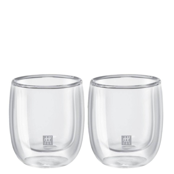 Zwilling J.A Henckels Σετ 2 τεμαχίων φλυτζάνια εσπρέσσο 80ml σειρά Double Wall